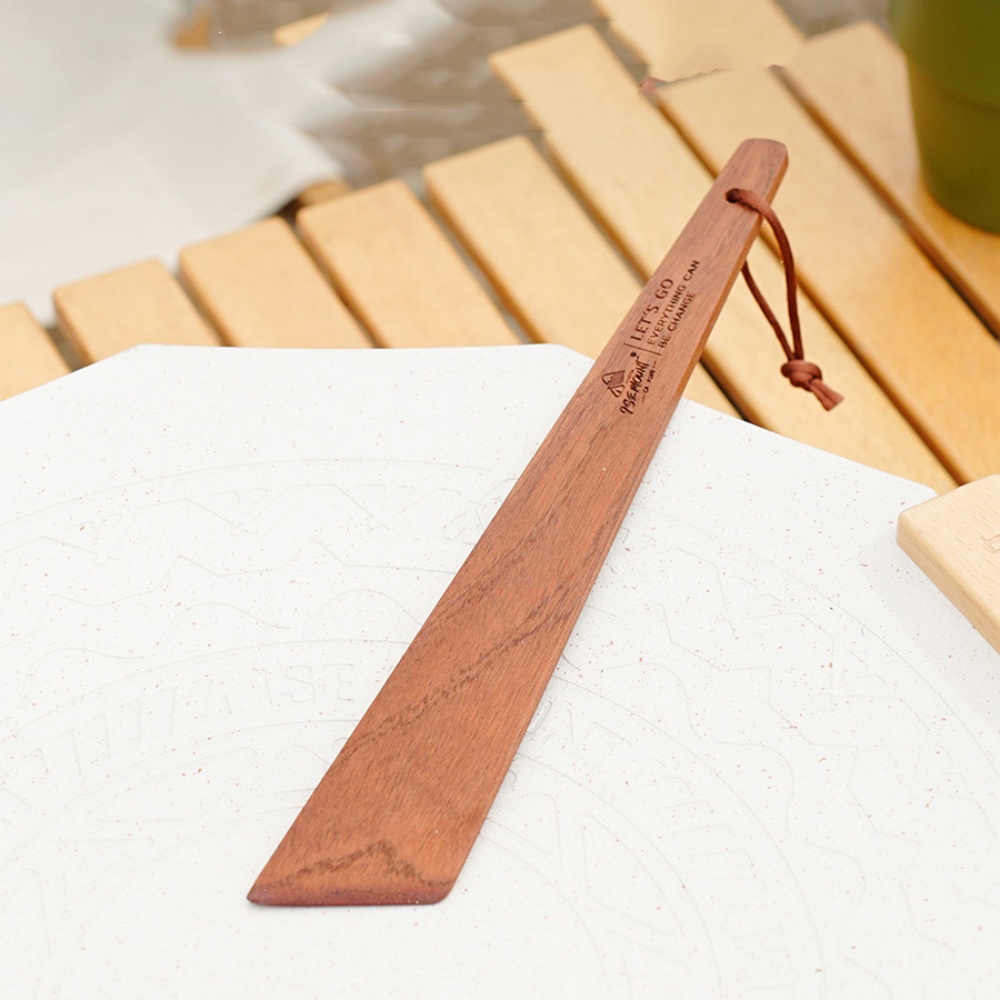 Outdoor Camping Wooden Spatula - Camping Cooking Roll recension och pris
