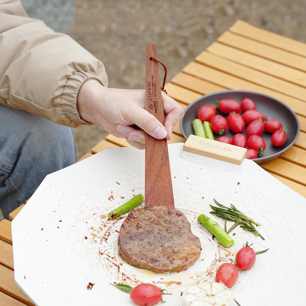 Outdoor Camping Wooden Spatula - Camping Cooking Roll recension och pris