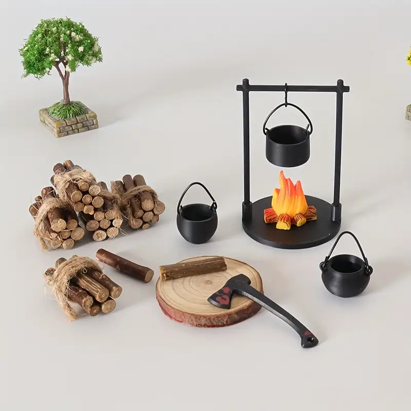Mini Campfire Hanging Stove Po - Camping Cooking Accessories recension och pris