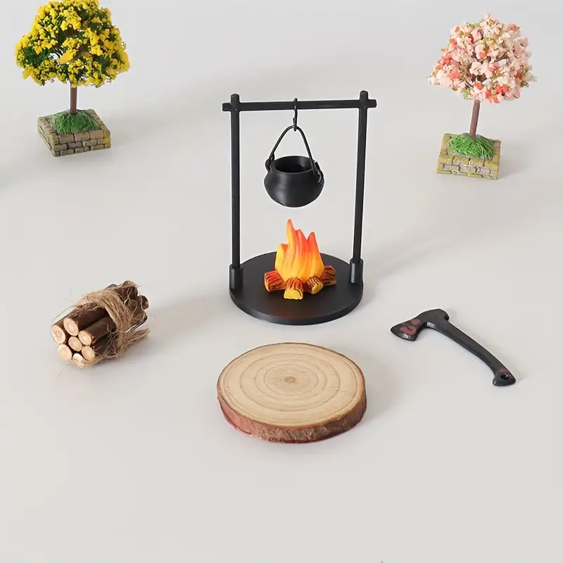 Mini Campfire Hanging Stove Po - Camping Cooking Accessories recension och pris