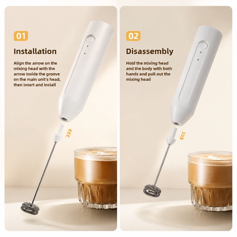 MINI Milk Frother USB Recharge - Pocket Coffee Maker recension och pris