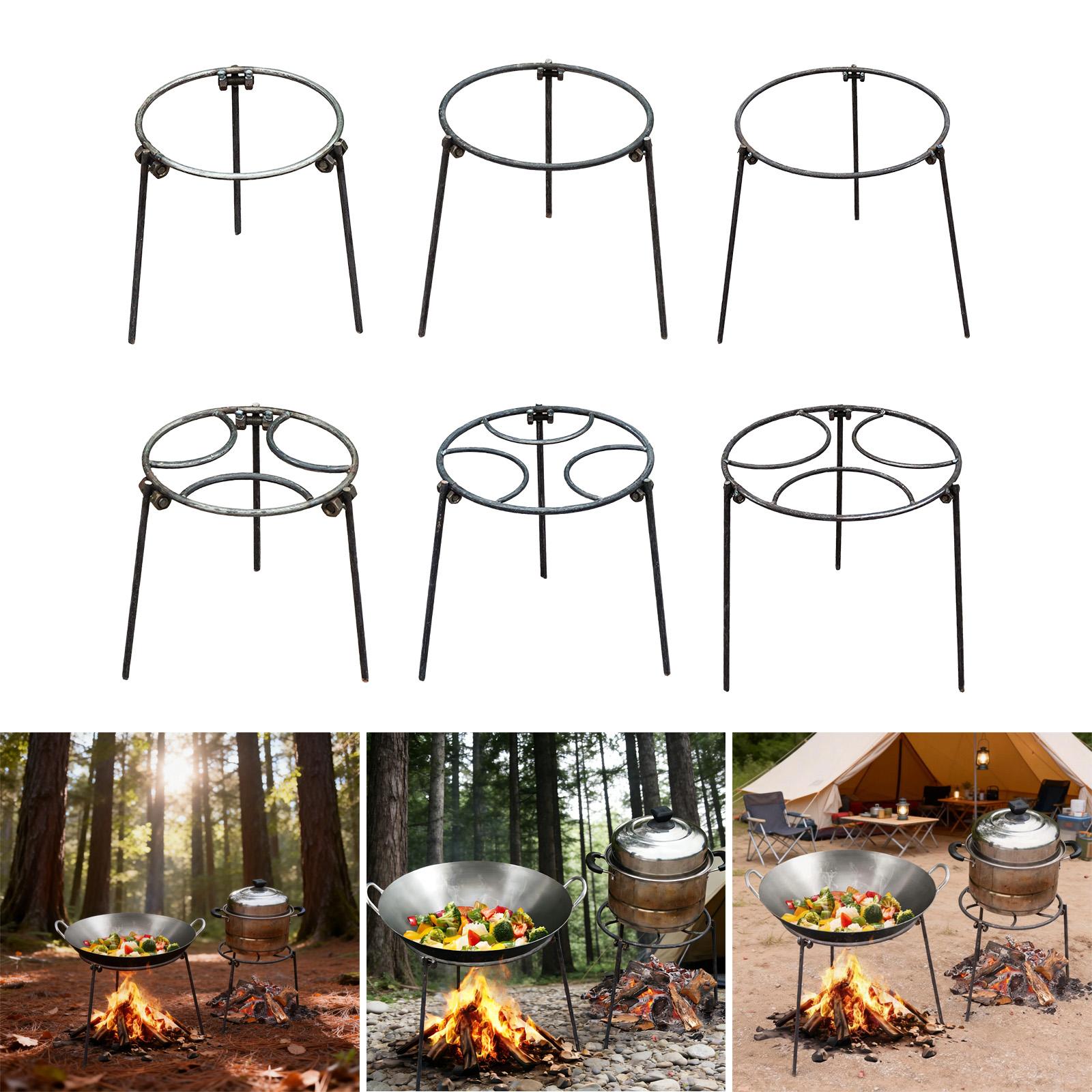Folding Campfire Tripod Durabl - Camping Cooking Open Fire recension och pris