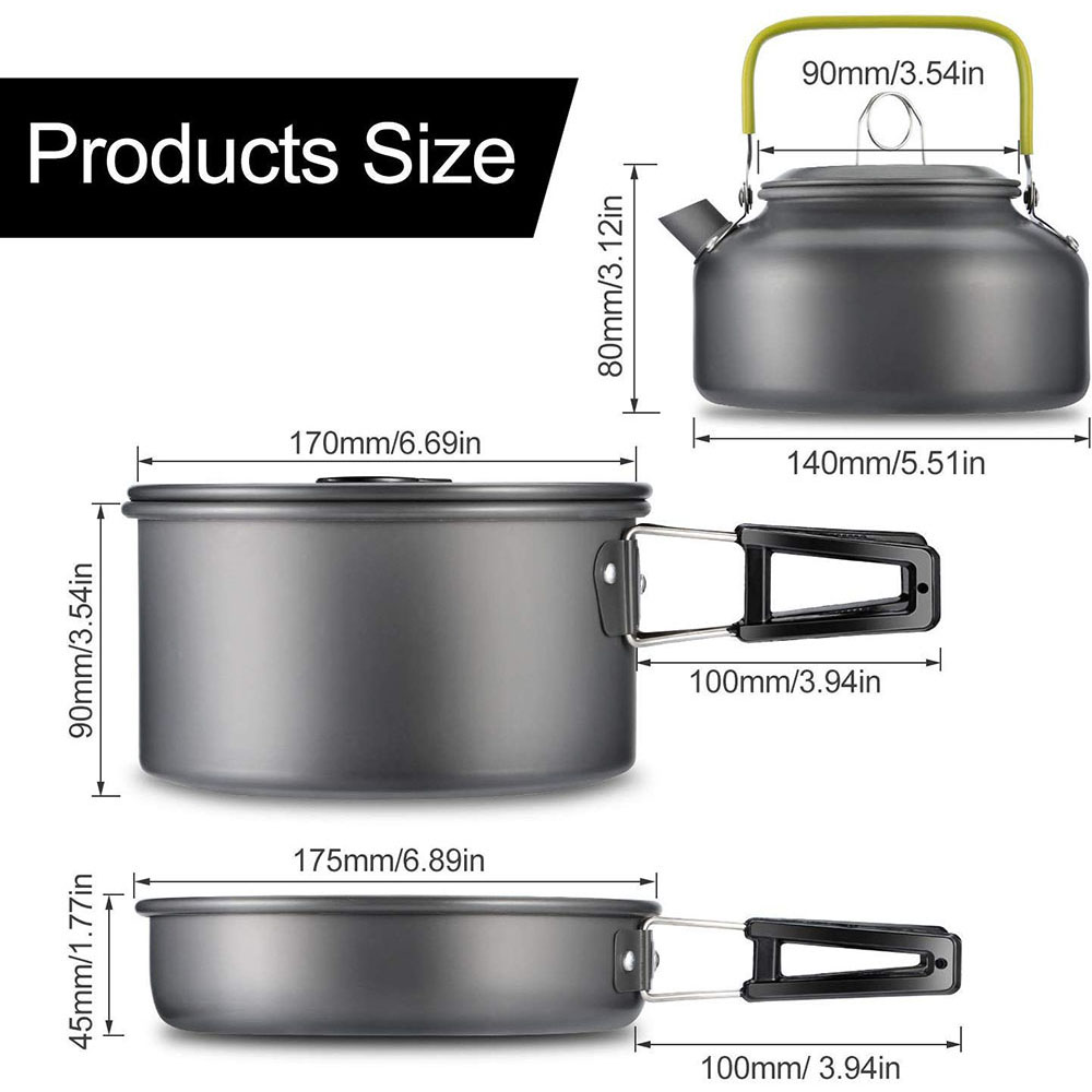 Outdoor Camping Cookware Set M - Camping Cooking Accessories recension och pris
