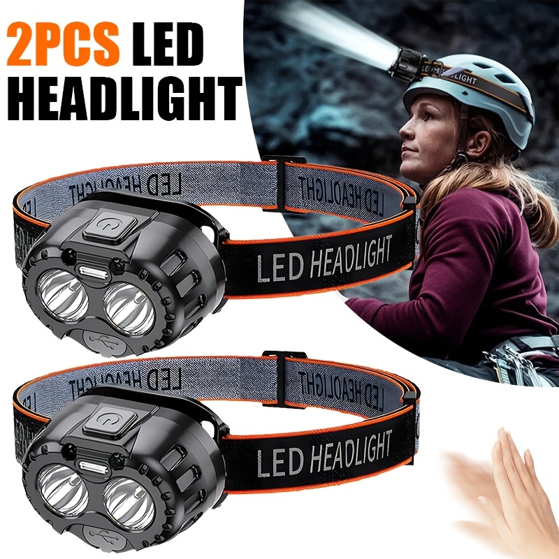 Powerful LED Induction Headlam - Camping Cooking Fish recension och pris