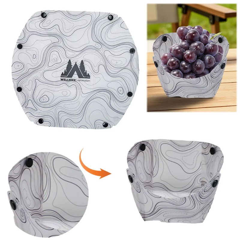 Foldable Camping Tableware Por - Camping Cooking Plate recension och pris